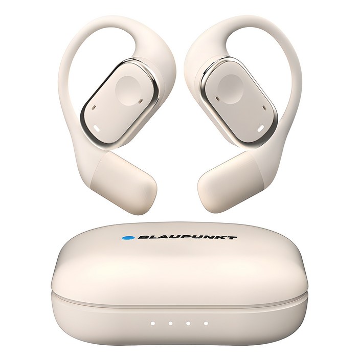 블라우풍트 AAC ENC 노이즈 캔슬링 오픈 귀걸이형 HIFI 5.4 블루투스 이어폰, BLPOE383I, 아이보리