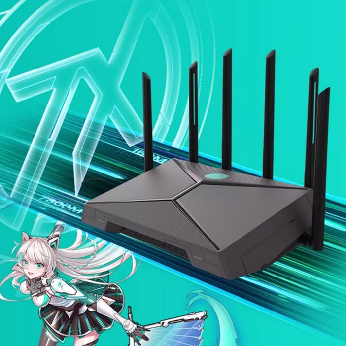 에이수스 ASUS 무선 게이밍 라우터 TX-AX6000버전/WiFi6 게임 가속 듀얼 2.5G 포트 6000M AX6000초고속 공유기