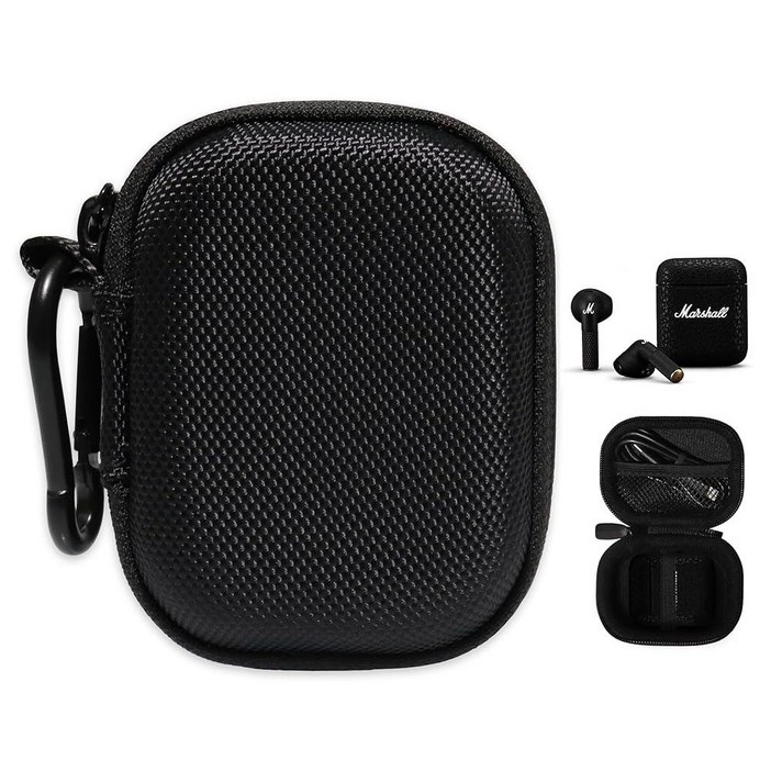 Alltravel 마샬 마이너 III, 모드 II, 모티프 트루 와이어리스 인이어 헤드폰과 호환되는 이어버드 케이스 128246
