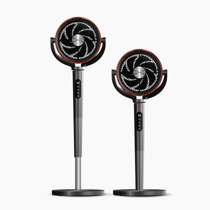 프롬비 타워스톰 12단 BLDC 무소음 써큘레이터 선풍기, 코퍼그레이