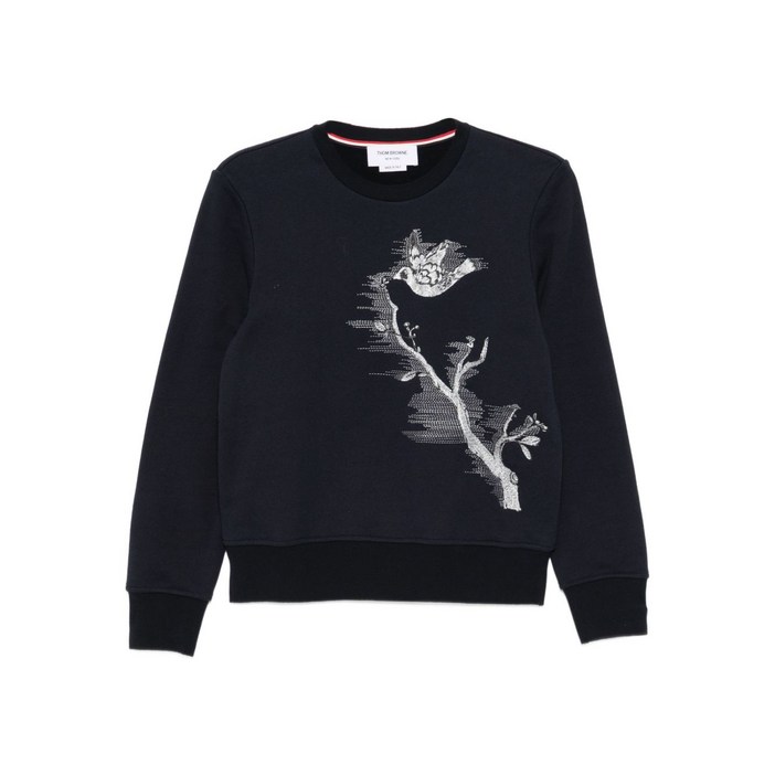 톰 브라운 자수 스웨트셔츠