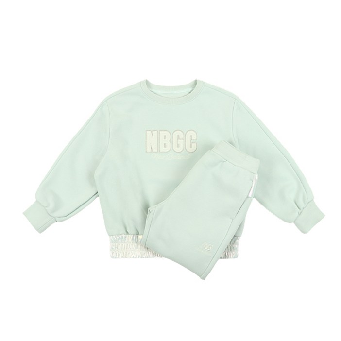 뉴발란스 키즈 샤이니 배색 셋업 NK9YD4804G