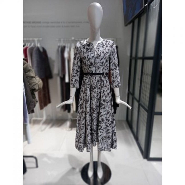 백화점 듀엘 로고 프린트 나염 원피스 D233MSE010 아울렛