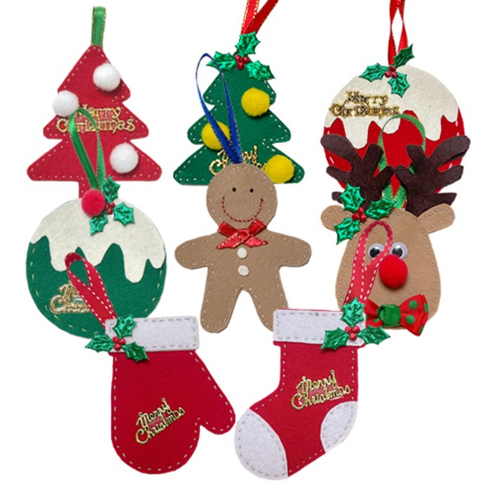 매직북스 크리스마스 펠트장식 오너먼트 8종 택1