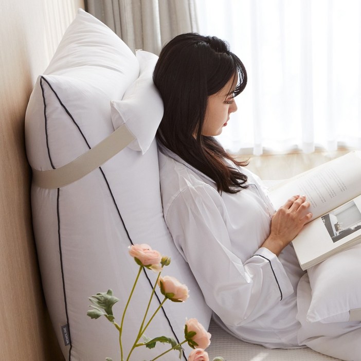 네모라인 국내생산 높이75cm 롱 삼각쿠션보조쿠션세트솜포함 등쿠션, 화이트 네모라인 국내생산 높이75cm 롱 삼각쿠션보조쿠션세트솜포함 등쿠션, 화이트