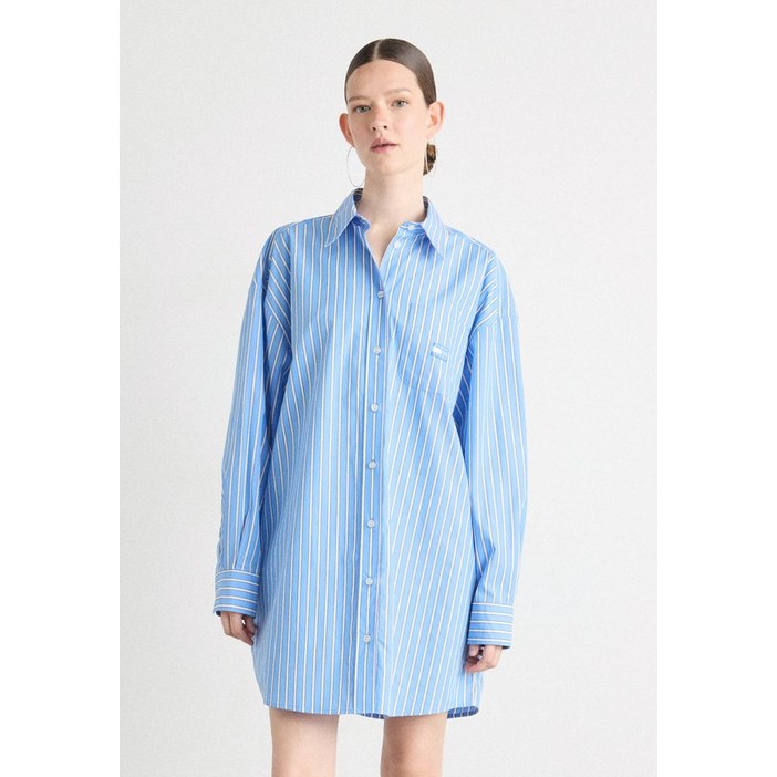 Tommy 진스 토미진스 미니 셔츠형 원피스  ecru블루 361205