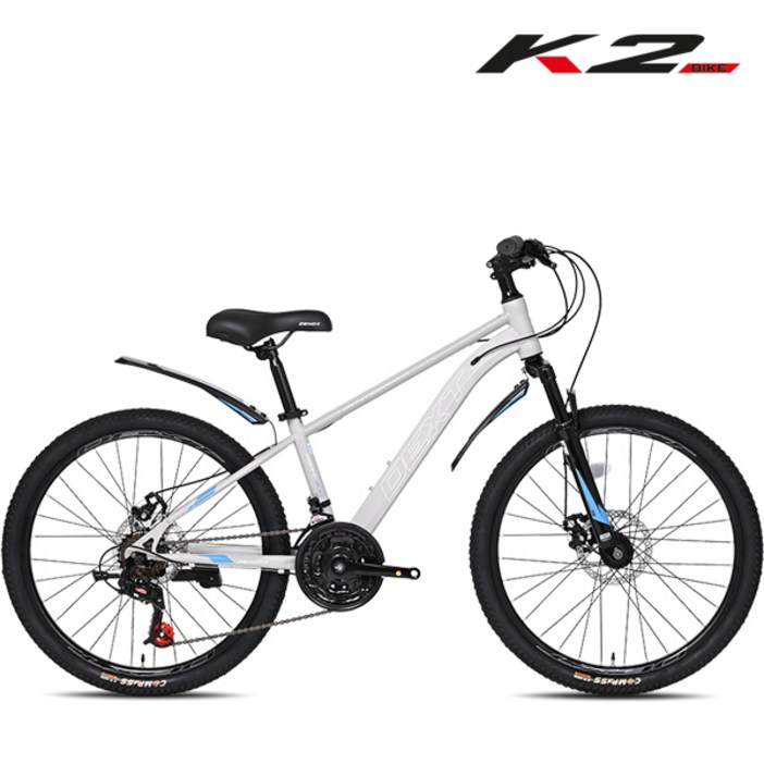 2025 케이투바이크 MTB 자전거 레이브2.1D 24인치 초등학생 원터치 21단 디스크브레이크, 1개, 156cm, 매트그레이