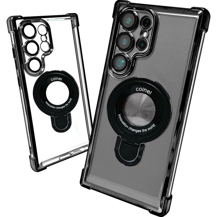 갤럭시 s25 울트라 s24 s23 ultra 2배자력 투명 맥세이프 거치대 케이스