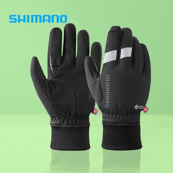 시마노윈드스토퍼 프리마로프트 고어텍스 겨울용 자전거긴장갑 방한 방풍 스크린터치 기모안감