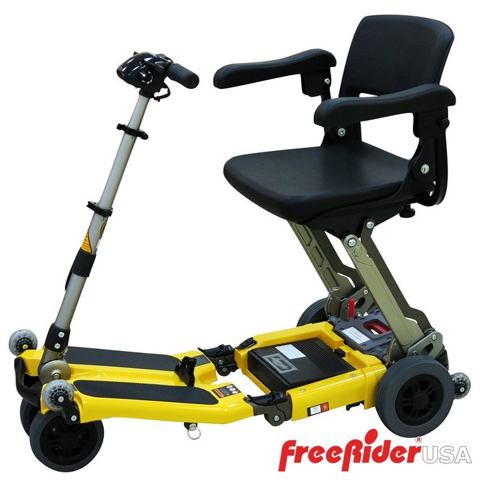 FreeRider USA 러기 팔걸이형 Standard 접이식전동스쿠터 접이식 노인전동차, 1개