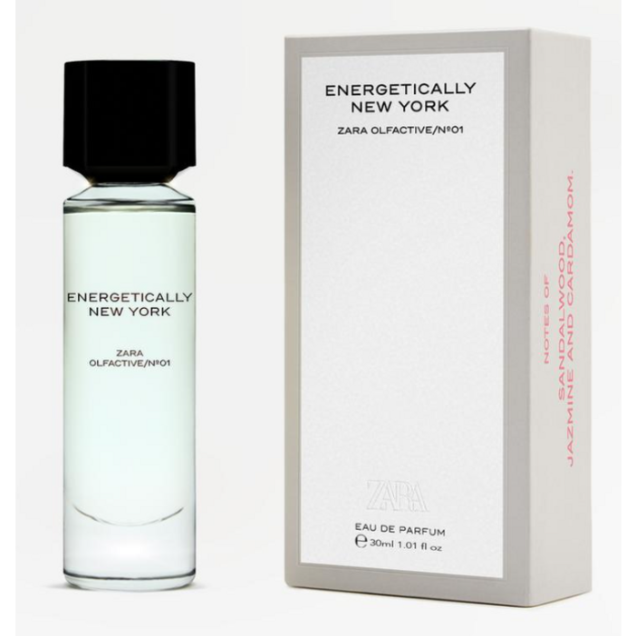 자라 유니섹스 향수 ZARA ENERGETICALLY NEW YORK EDP 30ML (1.01 FL. OZ).