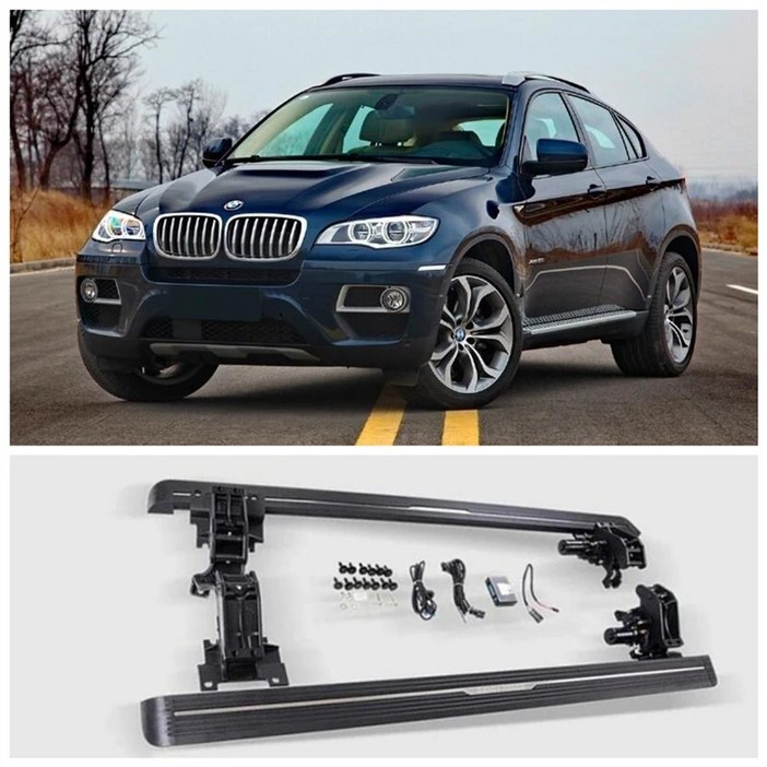 BMW X6 E71 12-14 전기 러닝보드 사이드스텝 고급 모터페달 기본선택