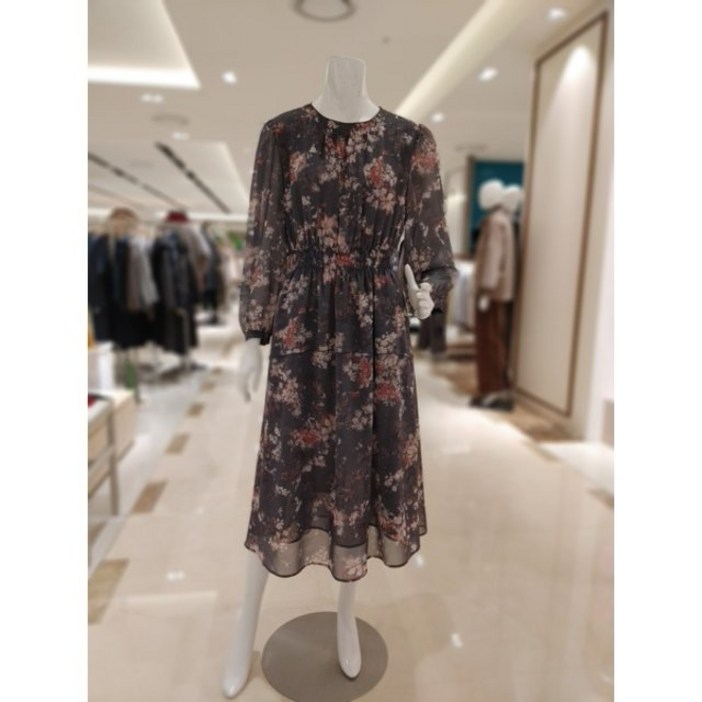 요하넥스플라워 나염 쉬폰 원피스 J3A3D011519315