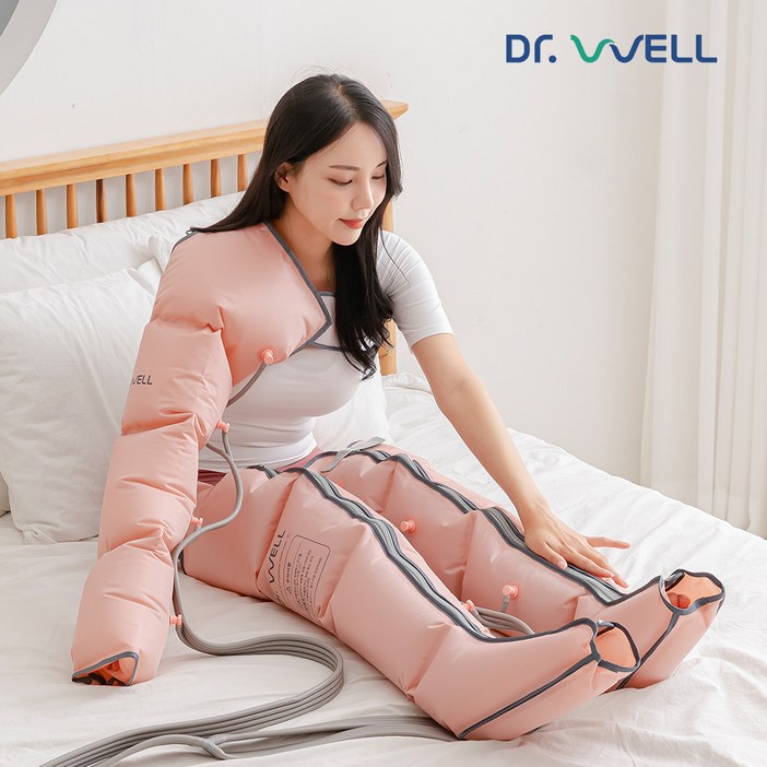 닥터웰 공기압다리마사지기 허리 마사지기 안마기 본체+다리2족+어깨 DR-5800