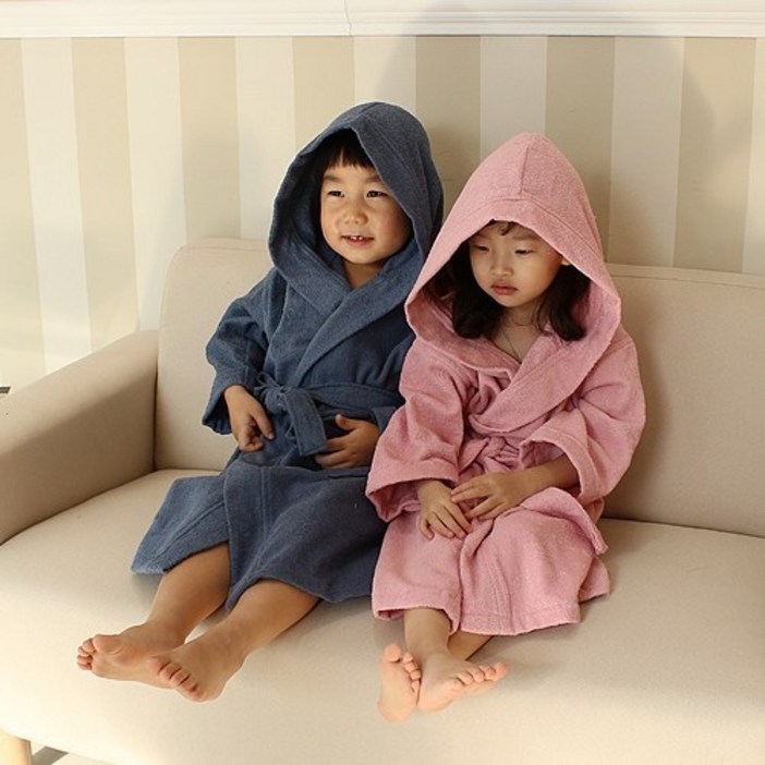 송월타월 송월 아기목욕가운, 블루 XL, 1개
