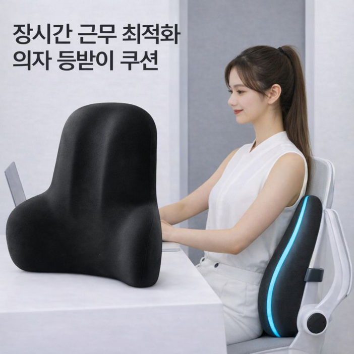 픽센트 체형밀착 고탄력 등받이 허리 쿠션