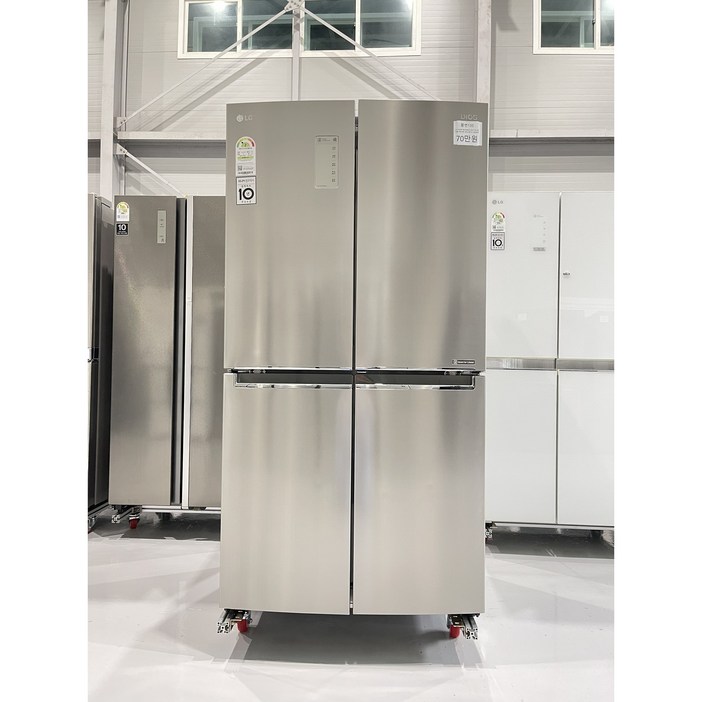 135 엘지 870리터 중고냉장고 4도어 미니테이블 히든버튼 매직스페이스 상태깨끗
