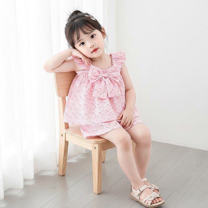 몽실이 쁘띠하트 리본나시상하복