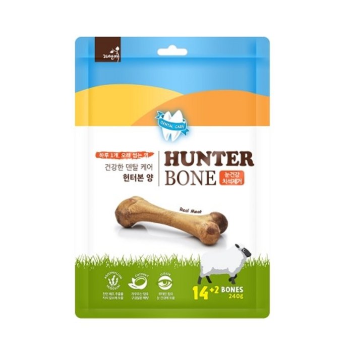자연애 헌터본 720g48p 덴탈껌 강아지간식