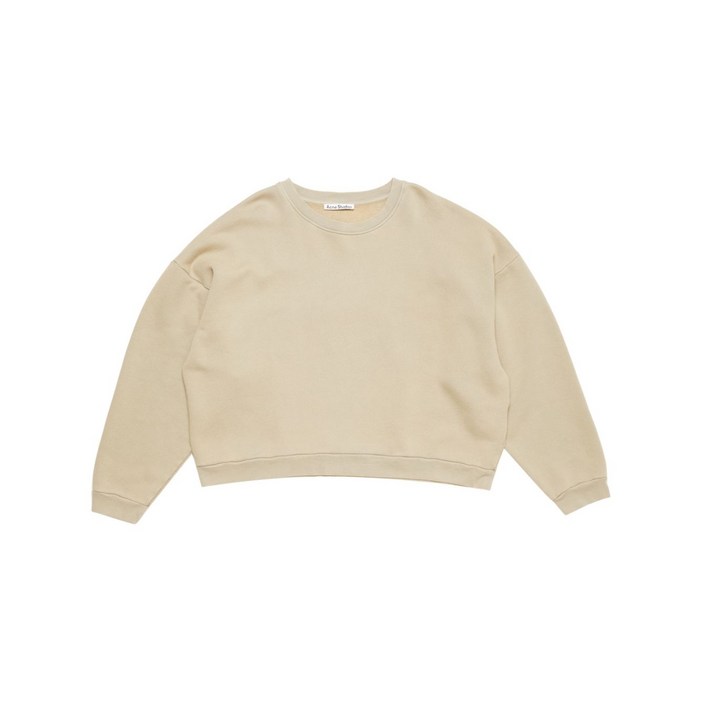 아크네 스튜디오 로고 패치 저지 스웨트셔츠