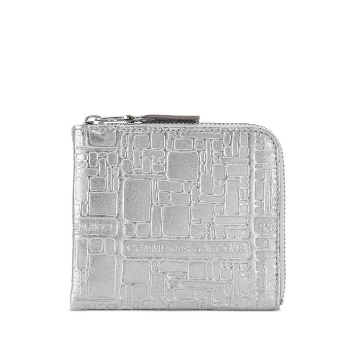 꼼데가르송 엠보스드 레더 카드홀더