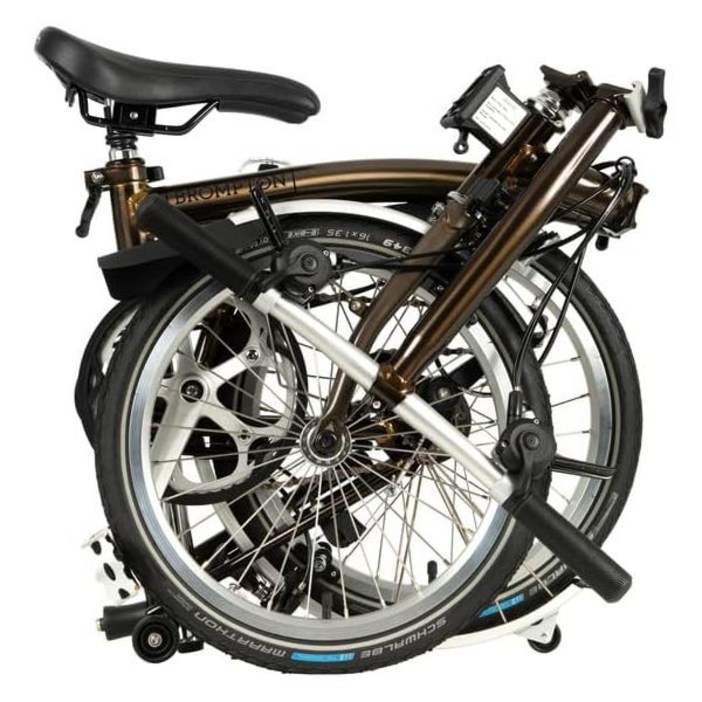 브롬톤 Brompton C 라인 6단 접이식 자전거 블랙 래커
