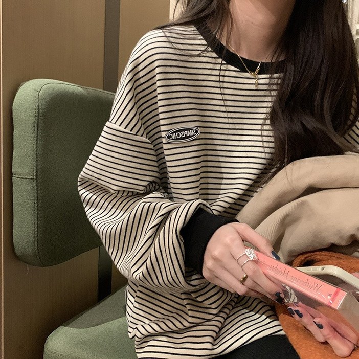 애띠앙 에브리맨 맨투맨티 6종 여성 오버핏 티셔츠