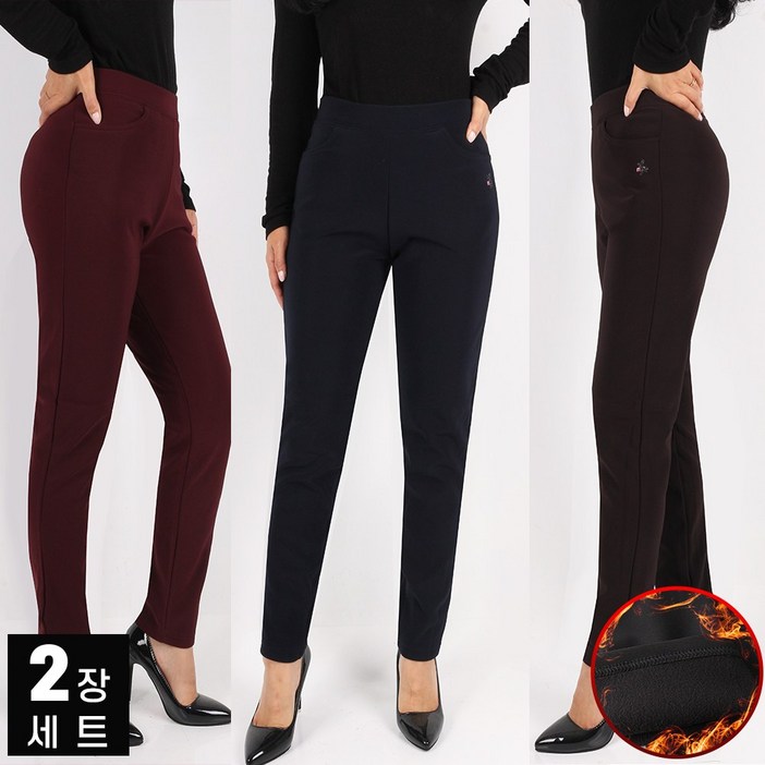 인기 11D여성M바지 국내제작 신축성좋은 허리밴드 데일리 스판 팬츠 일상복 오피스룩까지 빅사이즈 66100 사이즈