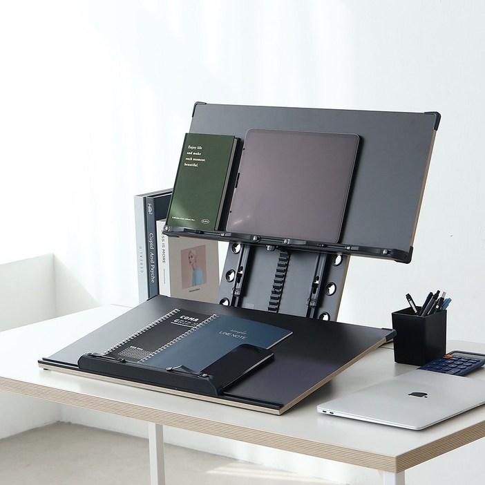 이룸 프라임 엘리베이터 2단 독서대 PL560 높이조절 책받침대, 색상