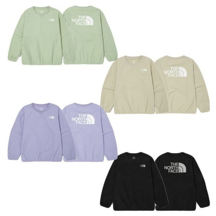 노스페이스 키즈 고 액티브 스웻셔츠 NM5MN06 NM5MN06LBSB