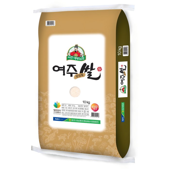 농협 2025년 햅쌀 대왕님표 여주쌀 진상미, 상등급, 10kg, 1개 농협 2025년 햅쌀 대왕님표 여주쌀 진상미, 상등급, 10kg, 1개