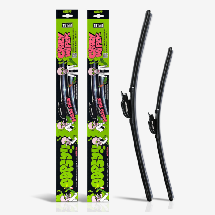 웁시 발수코팅 실리콘 와이퍼 B3, 운전석 조수석 세트, 컨텐츠 참조