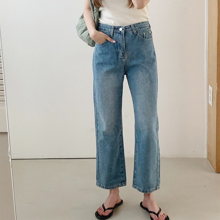 [S~XL 155~165ver]여성 데일리 일자핏 팬츠 키별 빅사이즈