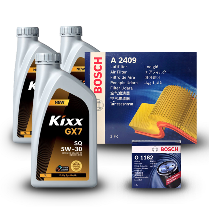 그랜저 14년 6월이전 (HG) 2.4 가솔린 엔진오일세트 킥스 GX7 5W30 (구) G1