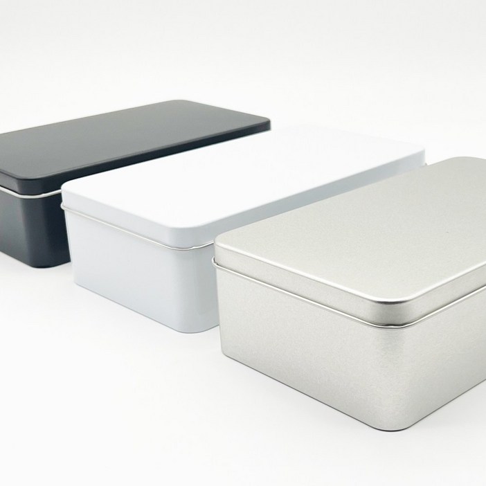 화영제관 사각 S089 3종 묶음판매 화영제관 인쇄 UV 쿠키 마카롱 베이커리 사각틴케이스, 흰색, 40개