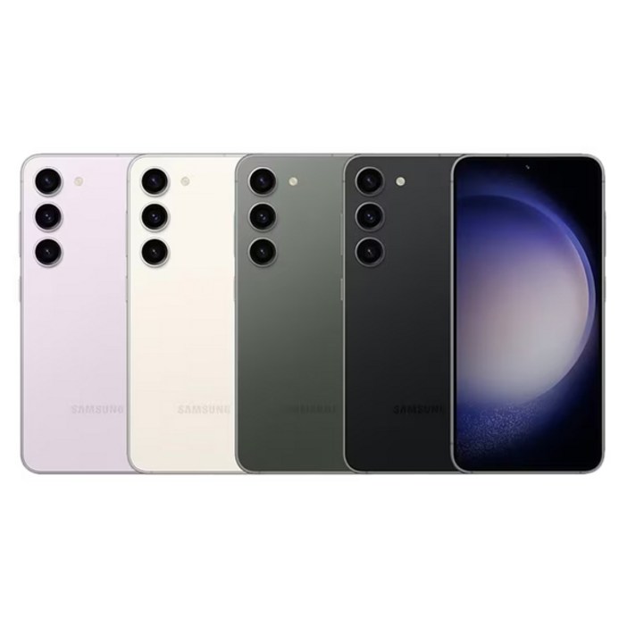 삼성전자 Ai 갤럭시 S23 256GB 공기계 S급 구성품 단말기  유심핀  보호케이스  보호필름  12개월 무상보증 Rethink, 크림, 256GB