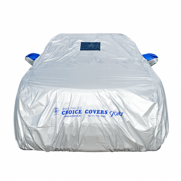 초이스몰 오토랙스 블랙박스형 투명창 자동차 차량 차 커버 덮개 카바 사계절용 성에방지 자외선차단 보온 효과, 1개