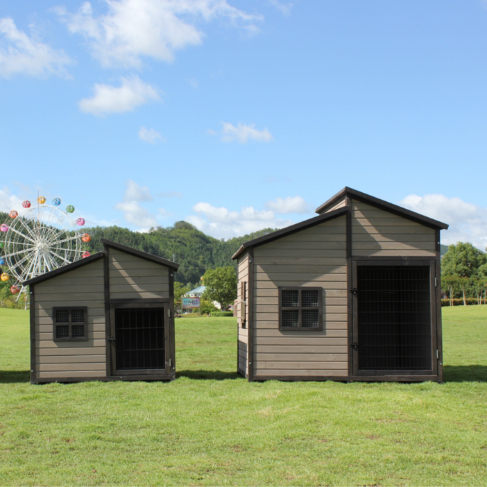 대형견집 대형 개집 야외 실외 원목 진돗개집 강아지 하우스 디자인3, 1개, 원목