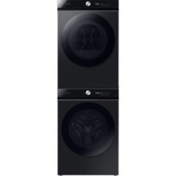 삼성전자 BESPOKE 그랑데 AI 직렬설치 세탁기  건조기 패키지 세트 WF21B6400KW7L 21kg  17kg  상단 설치 키트 방문설치