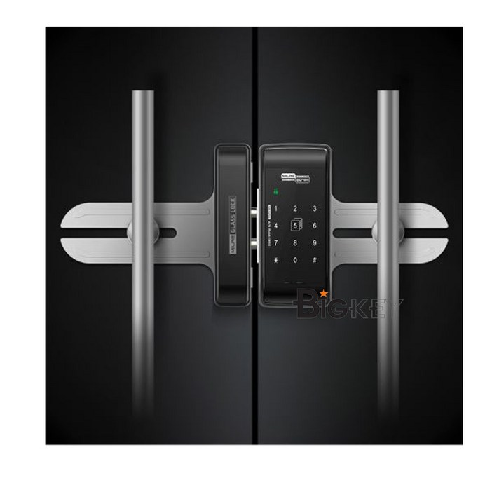 강화 유리문도어락+카드방식+건전지포함 불법침입 방지시스템 단문형 양문형K2-G25상가열쇠