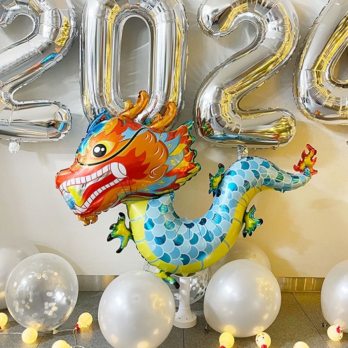 파티앤온 신년행사 2024 새해 장식 동물 대형 용 청룡 풍선