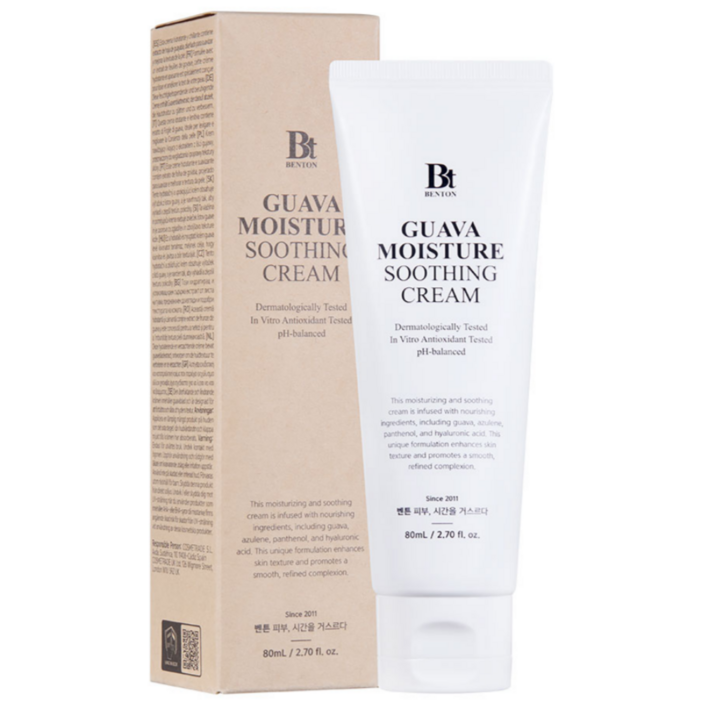 벤튼 구아바 수분 수딩 진정 크림, 1개, 80ml 벤튼 구아바 수분 수딩 진정 크림, 1개, 80ml