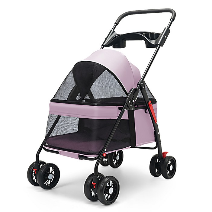 민트스쿨 반려동물 유모차 접이식 분리형 저상형