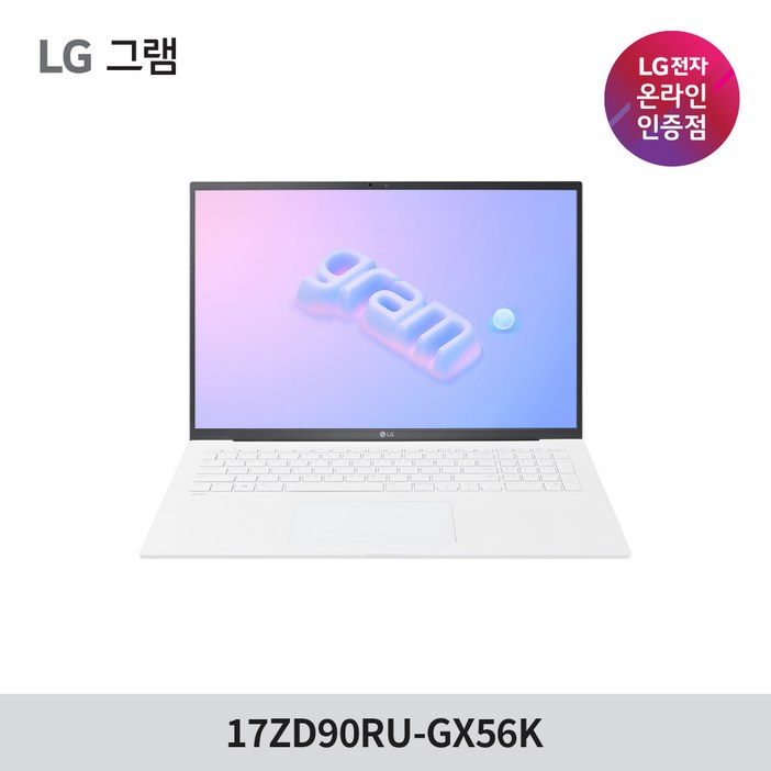 2023 LG전자 그램 대학생 사무용 노트북 17ZD90RUGX56K, 17ZD90RUGX56K, Free DOS, 16GB, 256GB, 코어i5, 스노우화이트