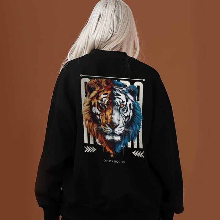 OHP 작품을 입는다 오버핏 헤비 맨투맨 Best 4