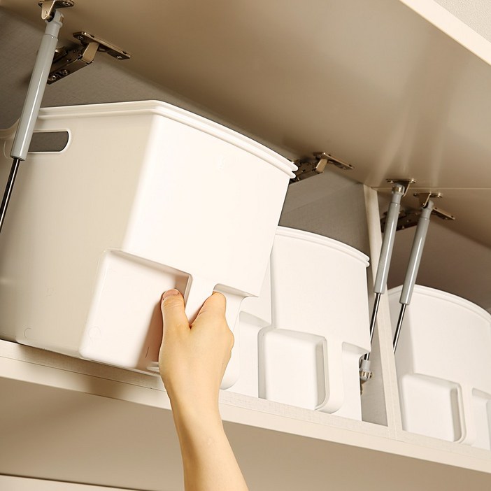 이음데코랩 다용도 팬트리 수납 정리함, 단일색상, 4개