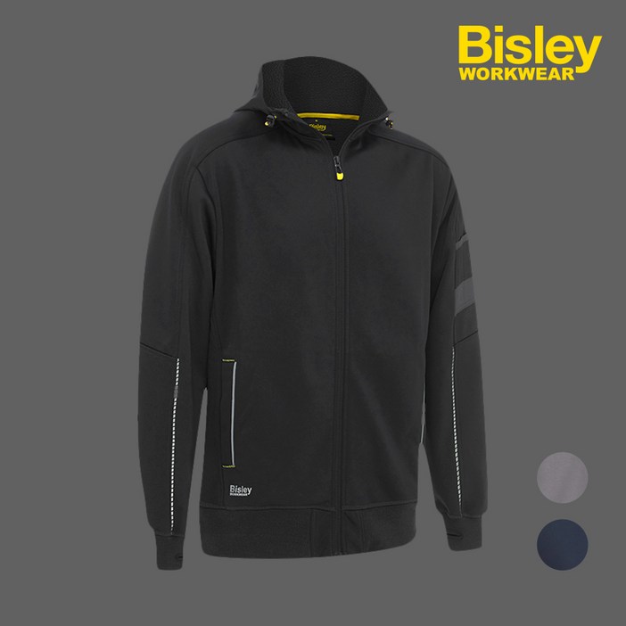 Bisley 비즐리 워크웨어 BK6925 후드 집업, 네이비