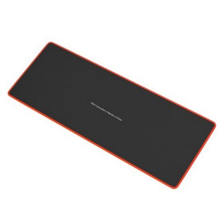 요이치 게이밍 마우스 장패드 800 x 300 x 5 mm, 블랙  레드, 1개