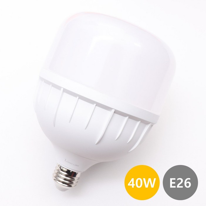 LONG e26 고용량 전구 40W, 14개, 전구색