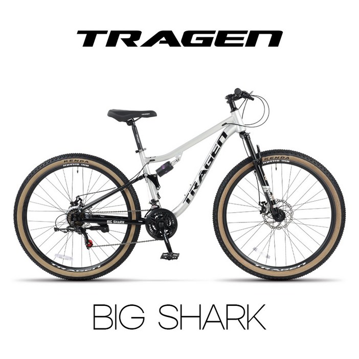 트라젠 빅샤크 29인치 풀샥 앞뒤샥 시마노21단 풀서스펜션 자전거
